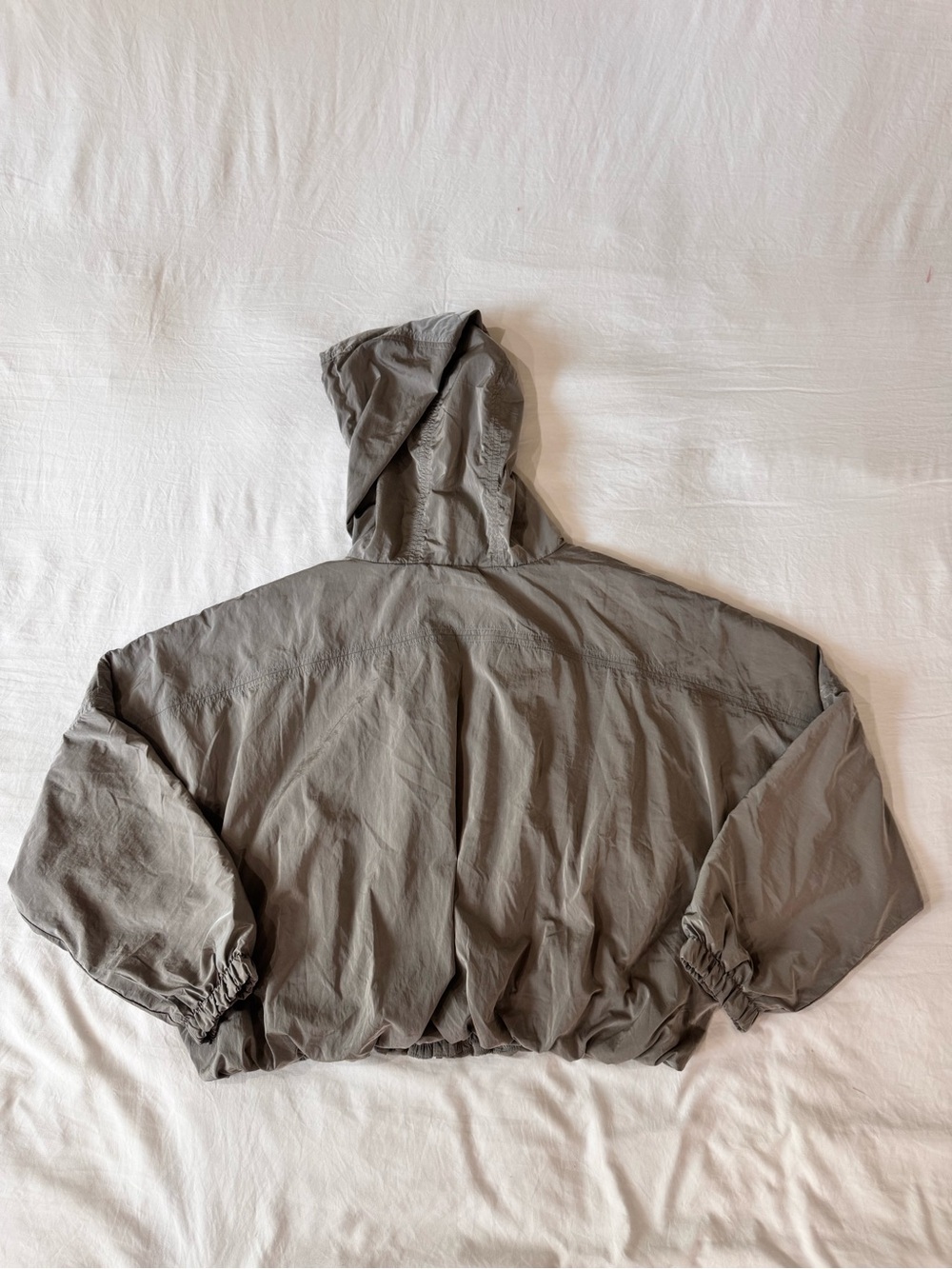 Athleta Day Drift Jacket Abalone Sheen M NWT Cropped Water Repellent - Picture 9 of 14